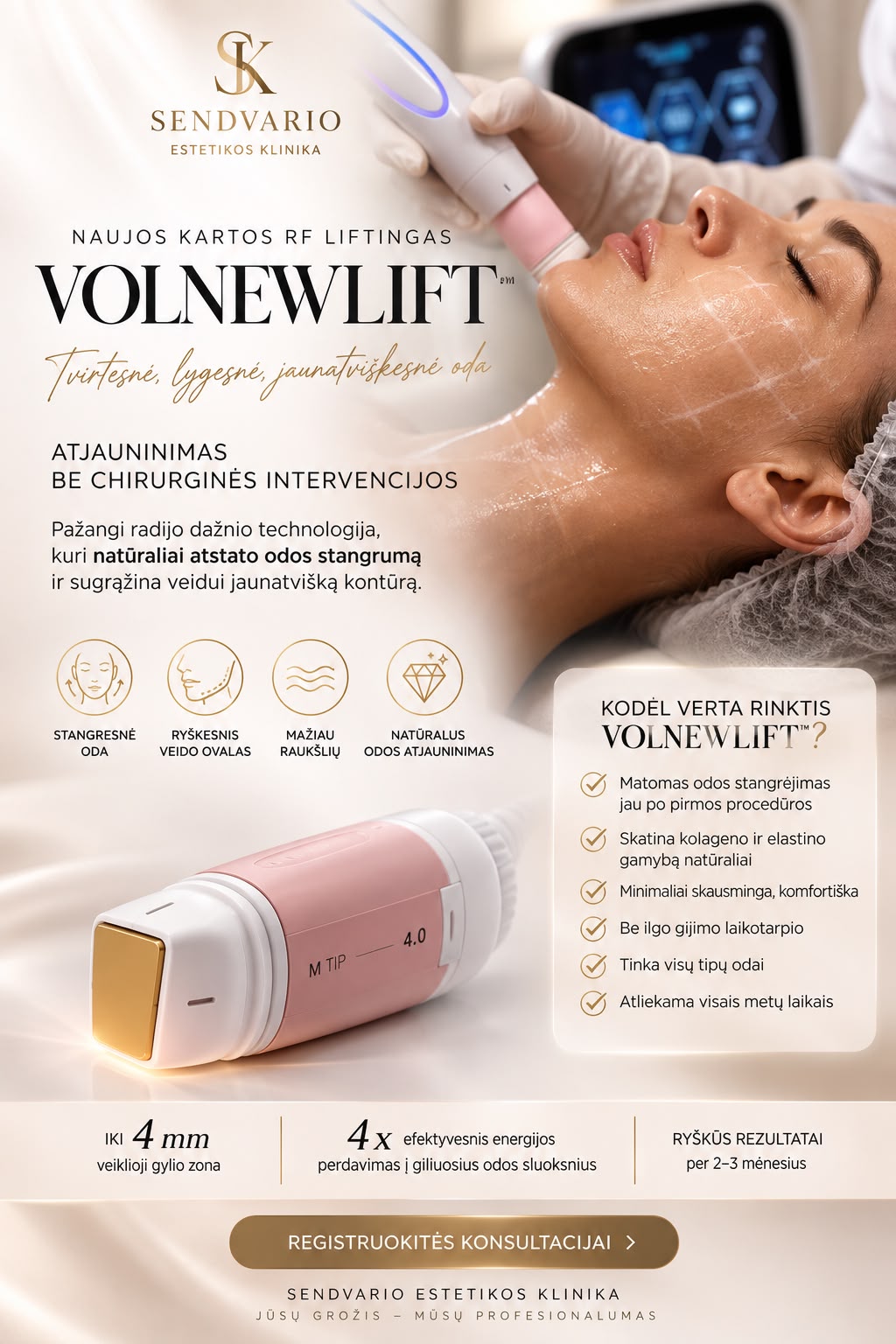 VolnewLift™ RF liftingas 1